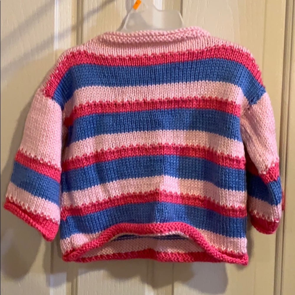NWT Hand Knit Toddler Pullover Sweater Super Soft - Picture 2 of 4